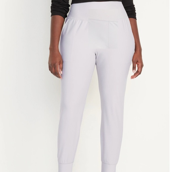 NWT OLD NAVY High-Waisted PowerSoft 7/8 Joggers Color: Moondoggie Size Medium - Picture 5 of 7